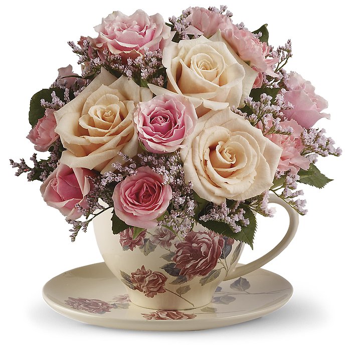 Victorian Teacup Bouquet