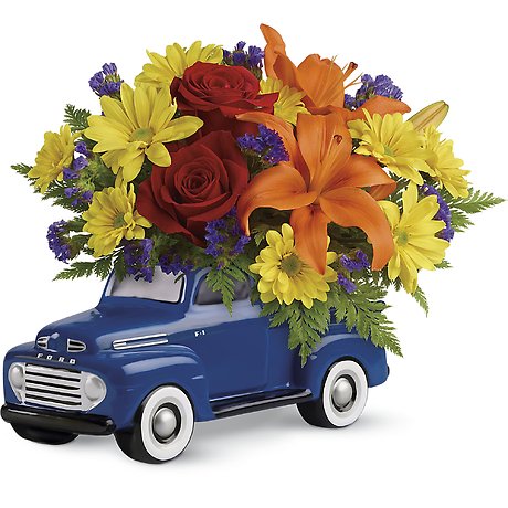 Vintage Ford Pickup Bouquet